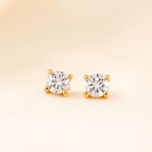 Aurora Gold Studs